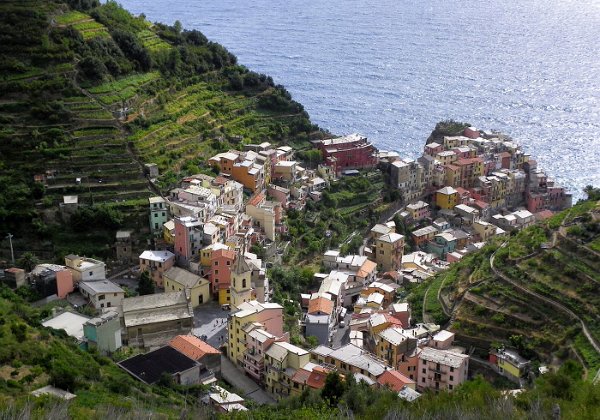 Cinque terre Cinque terre vu des hauteurs.